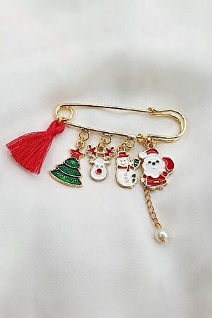Yılbaşı Temalı Iğnelik Broş