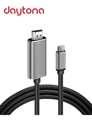 Ch-01 Type-c To 4k Ultra Full Hd Hdmı Usb-c Tak Çalıştır Görüntü Aktarım Kablosu-2m