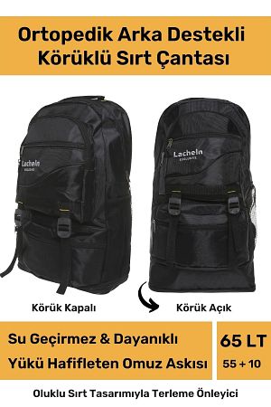 Ortopedik Konfor Modeli Büyük Boy Çok Gözlü Seyahat Spor Dağcı Kamp Bölmeli Outdoor Sırt Çantası