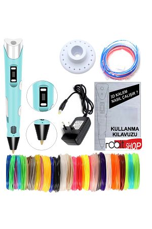 3d Yazıcı Kalem - 5 Renk X 10m Pla Filament
