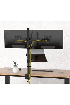 Ef75 Steel Design 2-8 Kg Triple Kol Asansörlü 13"-27" Monitör&10-17" Laptop Standı