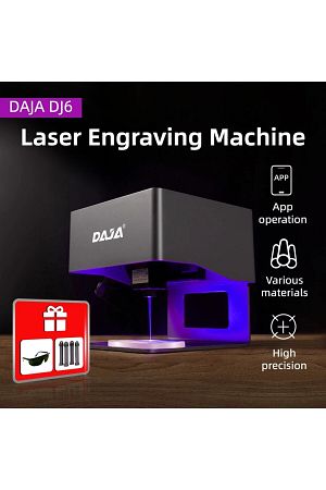 Daja Cnc Lazer Oyma 3d Yazıcı 3000mw Mini Logo Yazıcı Kesici Ahşap Plastik Boyalı Metal