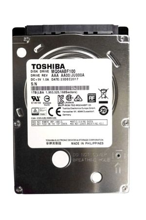 2.5 1TB 128MB 5400RPM MQ04ABF100 Dahili Disk
