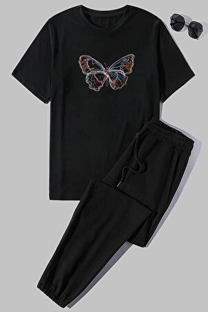 Unisex Butterfly 2'li Eşofman Takımı