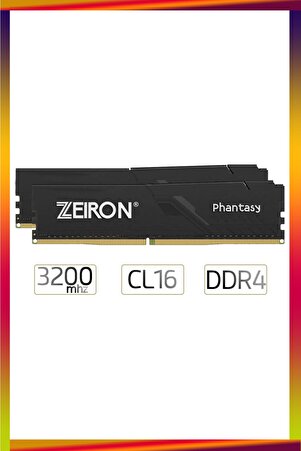Phantasy RM1632-32G DDR4 32GB (2x16GB Dual) 3200Mhz Cl16 Pc Ram Bellek