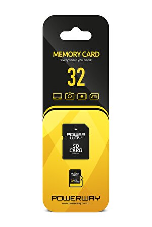 32 GB Hafıza Kartı Adaptör Dahil