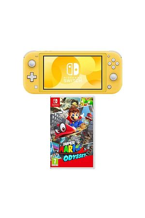 Switch Lite Konsol Sarı + Nintendo Super Mario Odyssey Switch Oyun