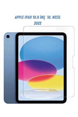 Apple Ipad 10. Nesil 10.9 Inç 2022 Uyumlu Temperli Kırılmaz Ekran Koruyucu