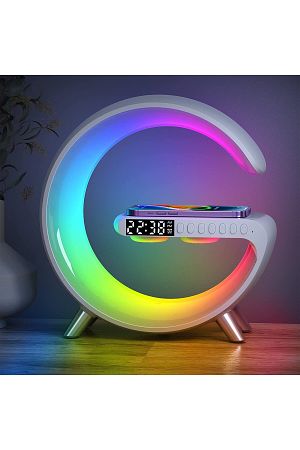 Smart Light Saund Machine Kablosuz Şarj Özellikli LED Akıllı Gece Lambası Ses Makinesi