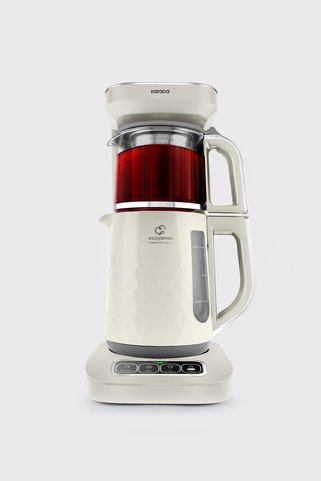 Karaca Çaysever Robotea Pro Quartz 4 in 1 Konuşan Çay Makinesi Creamy