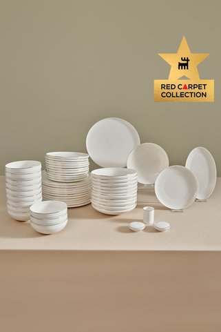 Karaca Red Carpet Collection Stream Bone Merope 53 Parça 12 Kişilik Yemek Takımı Gold
