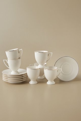 Karaca Elena 6 Kişilik Kahve Fincanı 90 ml