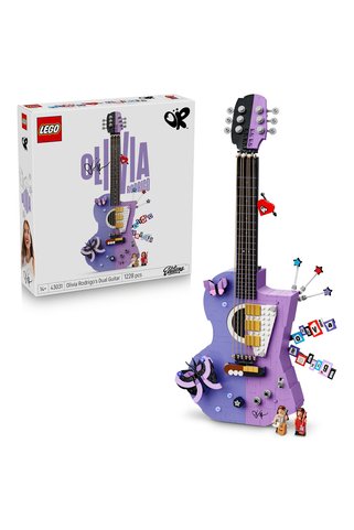 LEGO ® Editions Olivia Rodrigo’nun İki Renkli Gitarı 43031 - 14+ için Oyuncak Yapım Seti (1228 Parça)