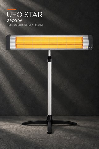 UFO Star 2900 Watt İnfrared Isıtıcı + Teleskopik Ayak