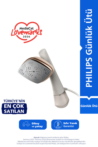 Philips OneTurn 2’si 1 Arada Hibrit Ütü, OmniDrive, 45 g/dk Buhar, 200 ml Su Haznesi, OptimalTEMP, GC213/10