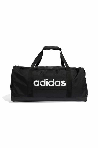 adidas DUFFEL JD9555 LINEAR DUFFEL M SİYAH/SİYAH/BEYAZ