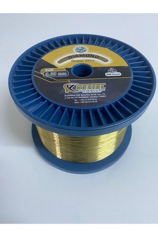 DIAMOND Erezyon Teli Brass Wıre 0,30 Mm 900 Nt 5 Kg Mavi Makara Toplamda 20 Kg 1 Koli