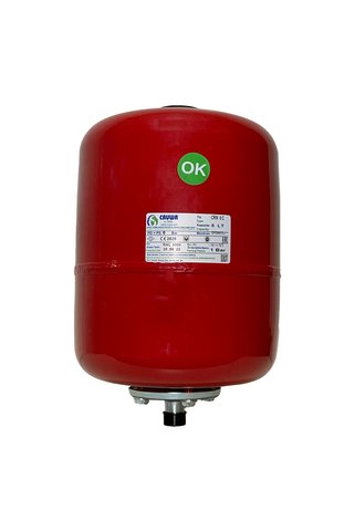 CRUWA Crw8s 8 Litre 0-10 Bar Silindirik Tip Hidrofor Ve Genleşme Tankı