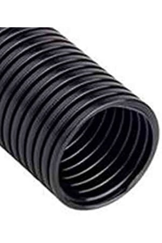 Mutlusan 32 Ø Plastik Spiral Boru Siyah Meks Serisi 50 Metre