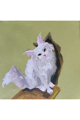 Sanat Markt Sanatsal Hediye Kutusu - Yeşil Renk - 15x15cm tuval