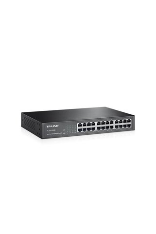 Universal 10/100Mbps 24xPort %70 Güç Tasarruflu Raf Tipi Çelik Kasa Switch