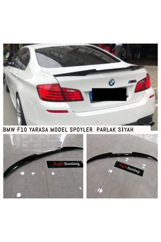HYM TUNİNG BMW F10 M4 Yarasa Spoiler, Piano Black Boyalı 1. Sınıf ABS A+ Kalite