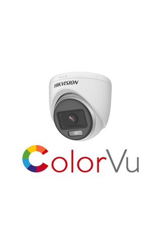 Hikvision DS-2CE70DF0T-PF 2MP 2.8mm ColorVu TVI 4in1 Dome Kamera