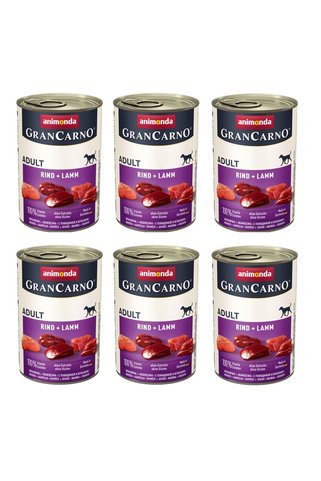 Animonda Grancarno Sığır Ve Kuzu Etli Köpek Konserve 400 Gr. X 6 Adet
