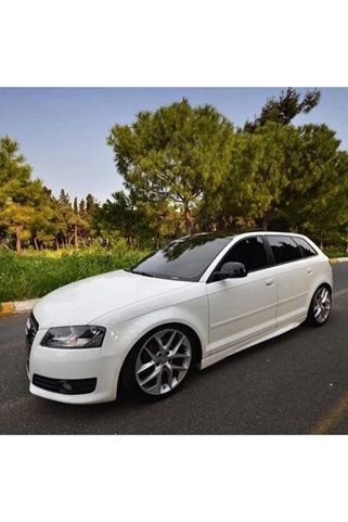 NamTuning Audi A3 Uyumlu Yan Marşpiyel Marşpiel Yan Ek 2006-2012 Arası Boyasız Plastik