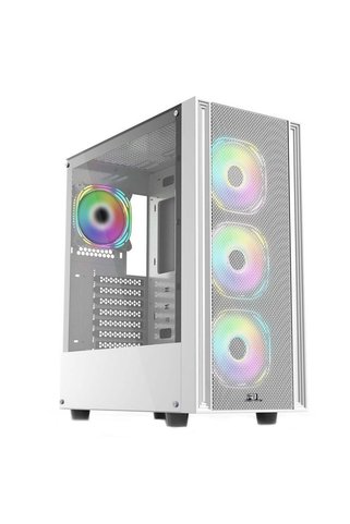 Power Boost X-12B USB 3.0 MESH 4 x120mm ARGB FANLI BEYAZ KASA