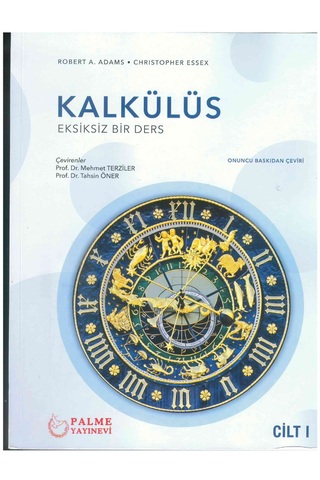 PALME YAYINEVİ KALKÜLÜS 1 YENİ BASKI 2024