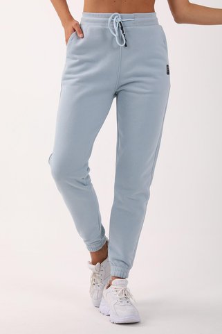 MARATON Comfort Kadın Lastik Paça Sisli Mavi Pantolon