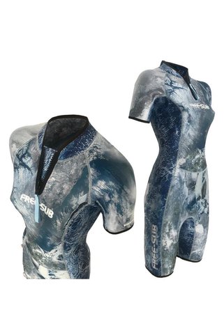 Free-Sub 2mm Dreams Sky Kadın Shorty (KISA) Sörf, Scuba Tüplü Dalış Elbisesi Wetsuit