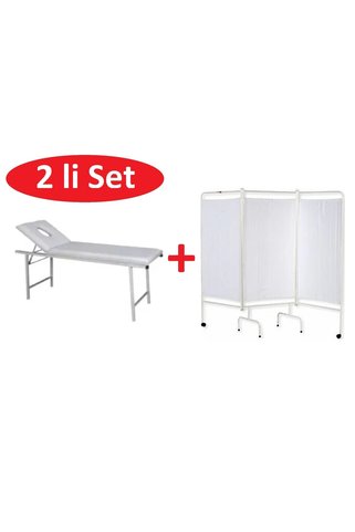 Svetlo Life masaj masası ağda güzellik masası3 kanatlı paravanla birlikte