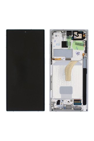 Samsung Galaxy S22 Ultra S908 Uyumlu Lcd Ekran Dokunmatik Beyaz Servis