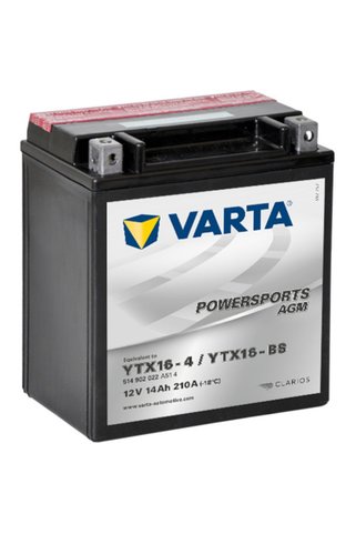Varta Ytx16-bs 12v 14 Ah Agm Motosiklet Aküsü