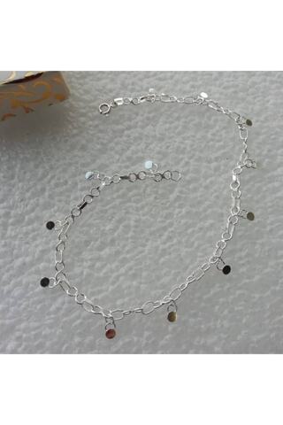 gökçe gümüş Gümüş Halhal/bileklik Telkari El Yapımı.925 Ayar Gümüş.küçük Pullu Model