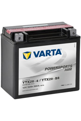 Varta Ytx20-bs 12 V 18 Ah Motosiklet - Jet Ski - Atv - Utv Aküsü