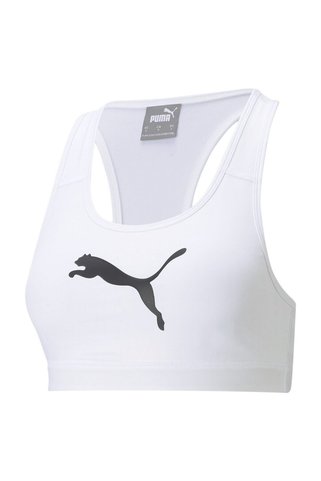 Puma Mid Impact 4Keeps Bra - Beyaz Spor Sütyeni