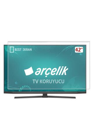 Bestekran Arçelik A42lw8477 Tv Ekran Koruyucu 42" Inç 106 Ekran Tv Şeffaf Koruma Paneli