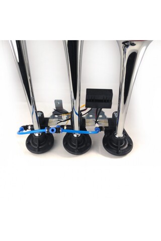 AHMET OTOMOTİV 3 MELODİLİ ARAP KORNA KROM 24VOLT