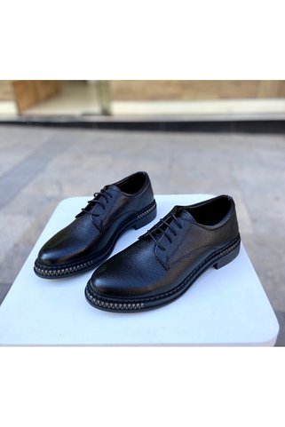 Gloriys Ayakkabı & Çanta Siyah Kadın Oxford Ayakkabı 23b546
