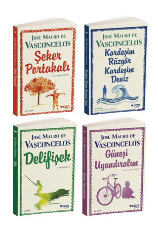 CAN Deli Fişek / Şeker Portakalı / Kardeşim Rüzgar, Kardeşim Deniz / Güneşi Uyandıralım (4 Kitap Set)
