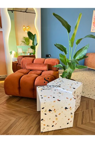 S Home Design Concept Bellini Orta Modül Modüler Tekli Koltuk / Berjer, Babyface, Kiremit