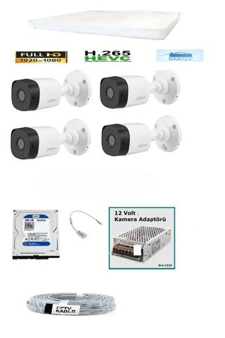 DAHUA 4 Lü Kamera Set
