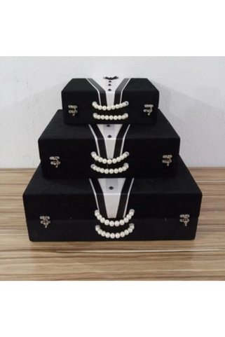 Nima Çeyiz Sandık Söz Nişan Bohça Gelin Düğün Damat Çeyiz Sandık 0555 Siyah