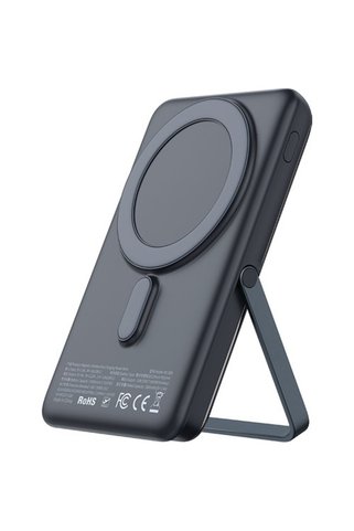 Mcdodo Mc-0691 15w Magsafe 10000 mah Kablosuz Dijital Ekranlı Wireless Şarj Cihazı Powerbank Gri