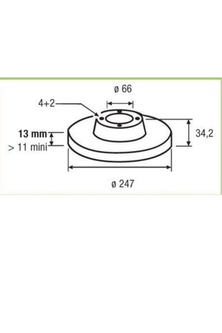 VALEO Ön Disk Xsara 206 (186598-DF2815-4249A5)