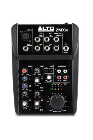 Alto Zephyr Zmx52 5 Kanal Analog Mikser