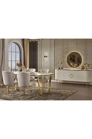 Norlife Furniture TESLA LUXURY YEMEK ODASI TAKIMI